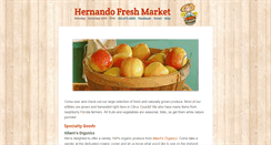 Desktop Screenshot of hernandofreshmarket.com